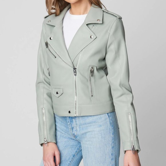 BLANKNYC Faux Leather Moto Jacket in Play Act - Picture 3 of 8